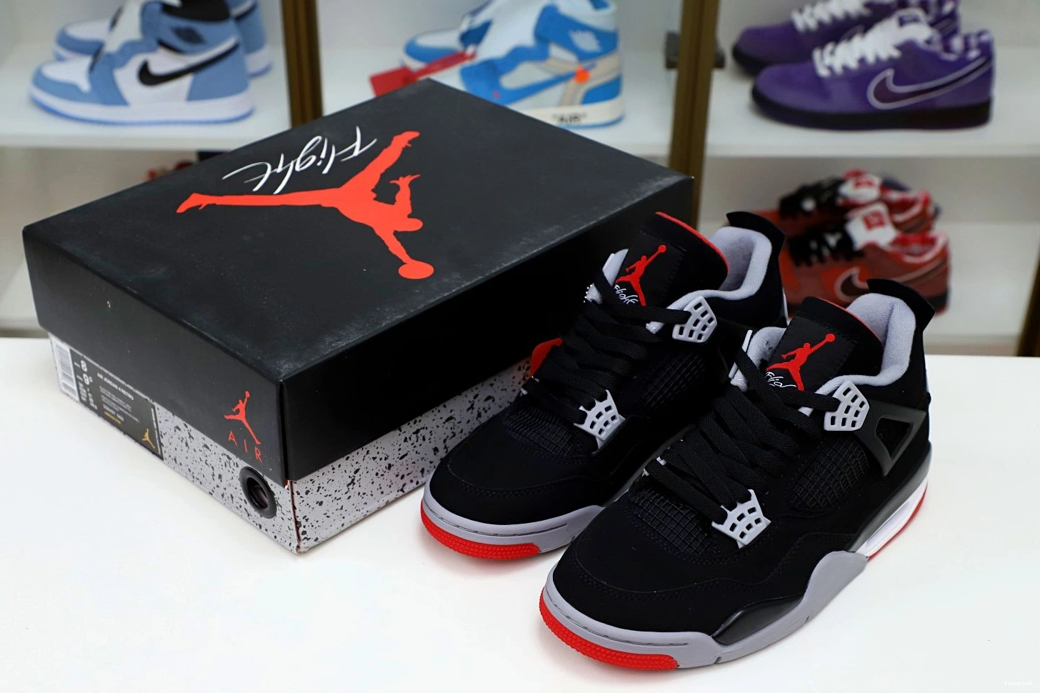 AIR 'BRED' 2019 JORDAN 4 RETRO OG 0718